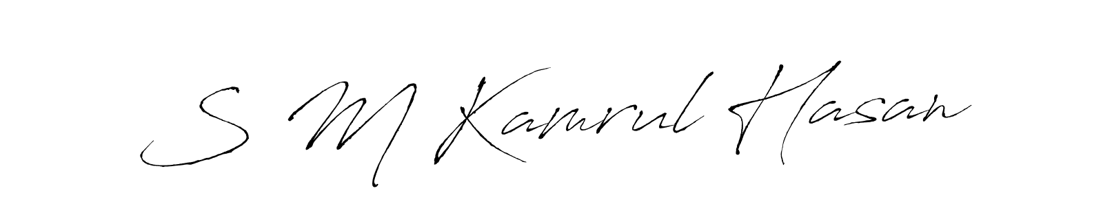 Also we have S M Kamrul Hasan name is the best signature style. Create professional handwritten signature collection using Antro_Vectra autograph style. S M Kamrul Hasan signature style 6 images and pictures png