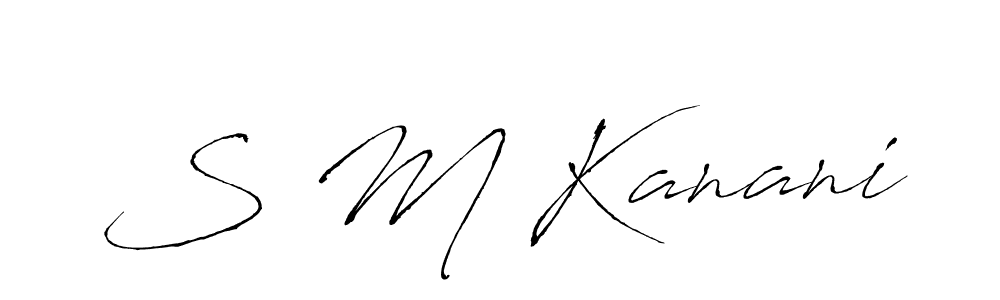 Best and Professional Signature Style for S M Kanani. Antro_Vectra Best Signature Style Collection. S M Kanani signature style 6 images and pictures png