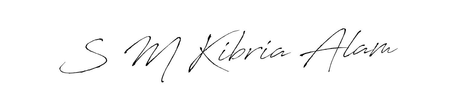 How to make S M Kibria Alam signature? Antro_Vectra is a professional autograph style. Create handwritten signature for S M Kibria Alam name. S M Kibria Alam signature style 6 images and pictures png