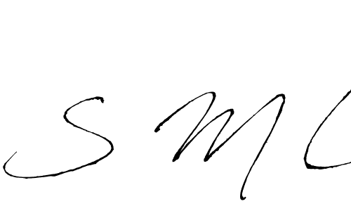 How to make S M L name signature. Use Antro_Vectra style for creating short signs online. This is the latest handwritten sign. S M L signature style 6 images and pictures png