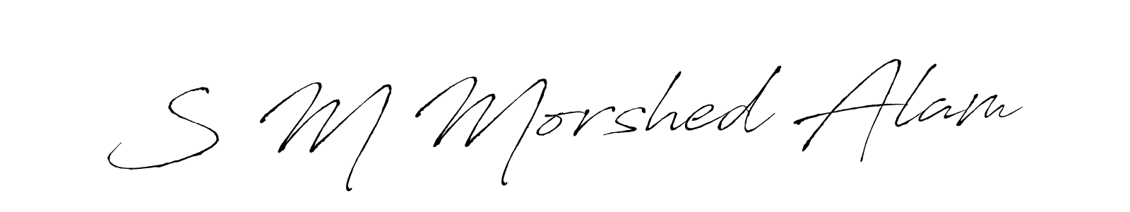 Here are the top 10 professional signature styles for the name S M Morshed Alam. These are the best autograph styles you can use for your name. S M Morshed Alam signature style 6 images and pictures png