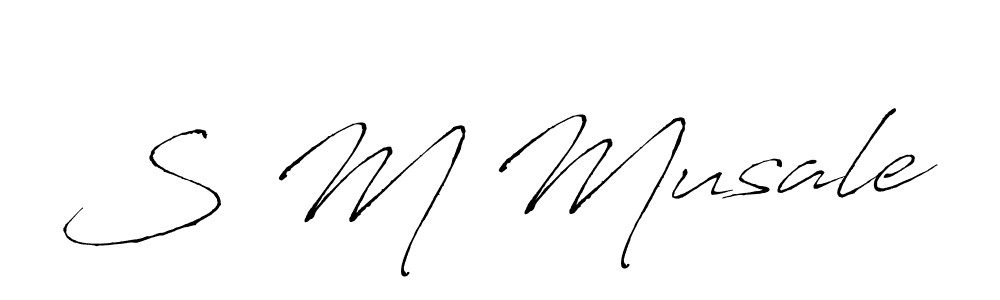 It looks lik you need a new signature style for name S M Musale. Design unique handwritten (Antro_Vectra) signature with our free signature maker in just a few clicks. S M Musale signature style 6 images and pictures png