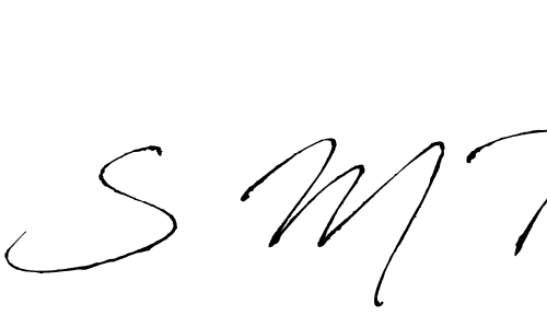 Best and Professional Signature Style for S M R. Antro_Vectra Best Signature Style Collection. S M R signature style 6 images and pictures png