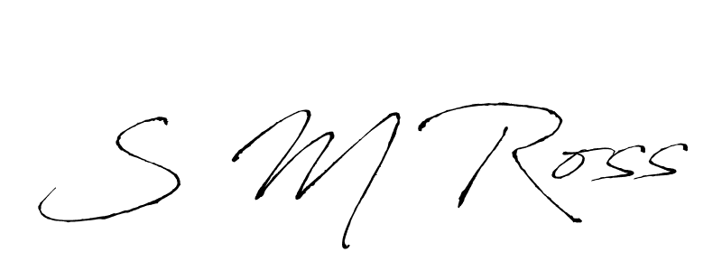 S M Ross stylish signature style. Best Handwritten Sign (Antro_Vectra) for my name. Handwritten Signature Collection Ideas for my name S M Ross. S M Ross signature style 6 images and pictures png