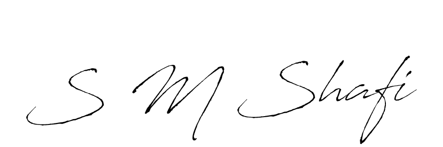 Use a signature maker to create a handwritten signature online. With this signature software, you can design (Antro_Vectra) your own signature for name S M Shafi. S M Shafi signature style 6 images and pictures png