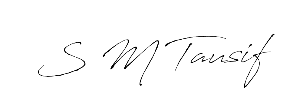 Make a short S M Tausif signature style. Manage your documents anywhere anytime using Antro_Vectra. Create and add eSignatures, submit forms, share and send files easily. S M Tausif signature style 6 images and pictures png