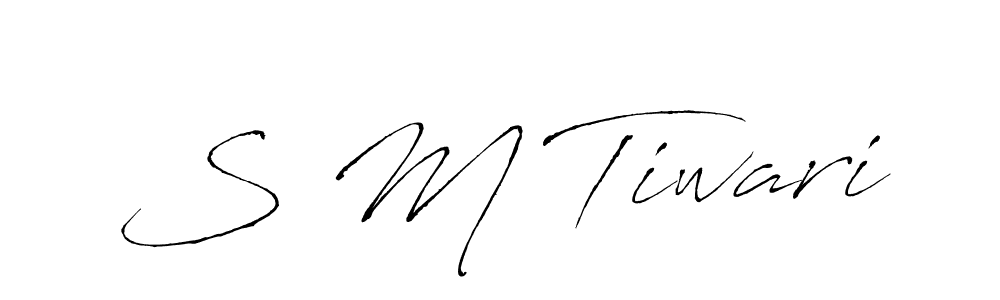 How to Draw S M Tiwari signature style? Antro_Vectra is a latest design signature styles for name S M Tiwari. S M Tiwari signature style 6 images and pictures png
