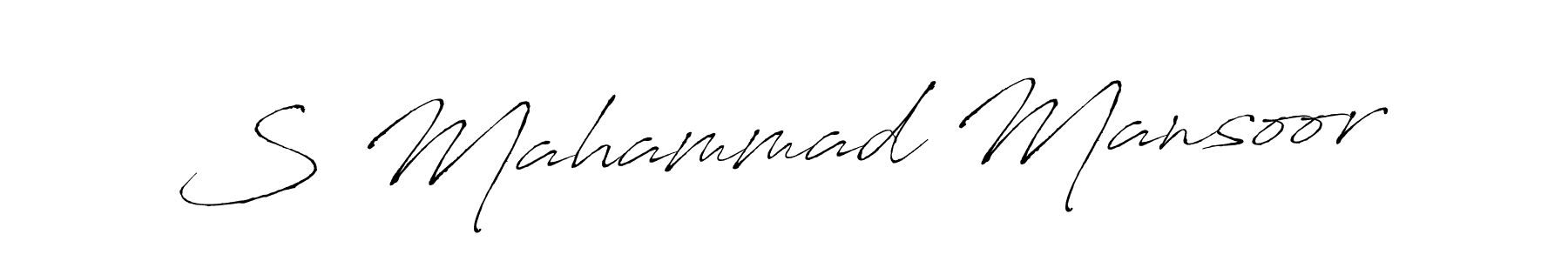 You can use this online signature creator to create a handwritten signature for the name S Mahammad Mansoor. This is the best online autograph maker. S Mahammad Mansoor signature style 6 images and pictures png