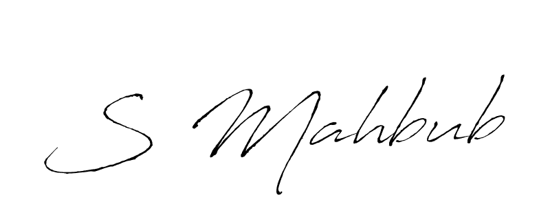 Also we have S Mahbub name is the best signature style. Create professional handwritten signature collection using Antro_Vectra autograph style. S Mahbub signature style 6 images and pictures png