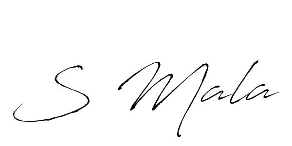 Make a beautiful signature design for name S Mala. Use this online signature maker to create a handwritten signature for free. S Mala signature style 6 images and pictures png