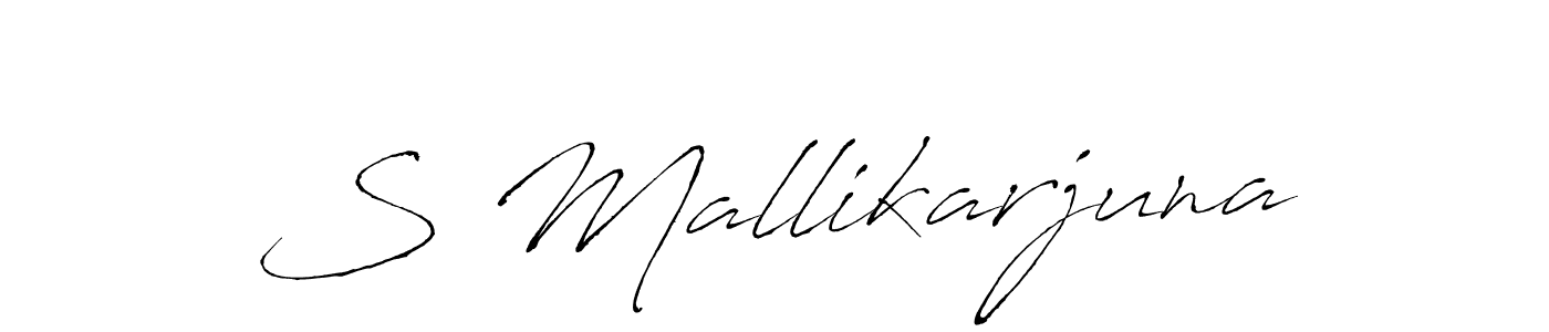 How to make S Mallikarjuna signature? Antro_Vectra is a professional autograph style. Create handwritten signature for S Mallikarjuna name. S Mallikarjuna signature style 6 images and pictures png
