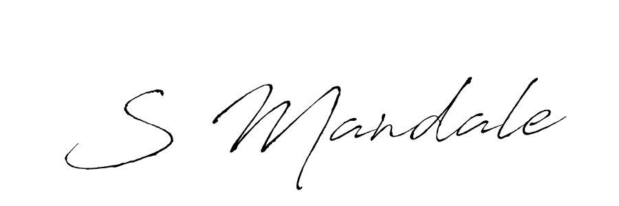 Antro_Vectra is a professional signature style that is perfect for those who want to add a touch of class to their signature. It is also a great choice for those who want to make their signature more unique. Get S Mandale name to fancy signature for free. S Mandale signature style 6 images and pictures png