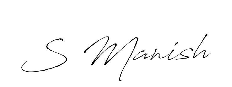 You can use this online signature creator to create a handwritten signature for the name S Manish. This is the best online autograph maker. S Manish signature style 6 images and pictures png