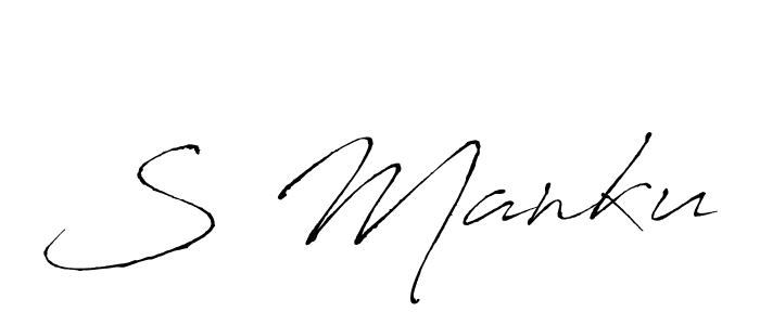 Similarly Antro_Vectra is the best handwritten signature design. Signature creator online .You can use it as an online autograph creator for name S Manku. S Manku signature style 6 images and pictures png