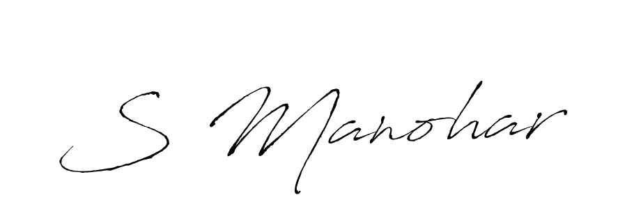 Make a beautiful signature design for name S Manohar. Use this online signature maker to create a handwritten signature for free. S Manohar signature style 6 images and pictures png