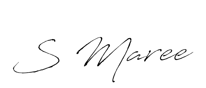 The best way (Antro_Vectra) to make a short signature is to pick only two or three words in your name. The name S Maree include a total of six letters. For converting this name. S Maree signature style 6 images and pictures png