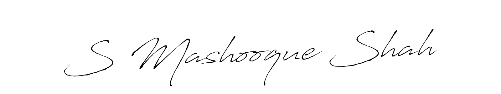 How to Draw S Mashooque Shah signature style? Antro_Vectra is a latest design signature styles for name S Mashooque Shah. S Mashooque Shah signature style 6 images and pictures png