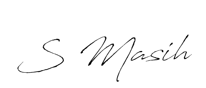 Also You can easily find your signature by using the search form. We will create S Masih name handwritten signature images for you free of cost using Antro_Vectra sign style. S Masih signature style 6 images and pictures png