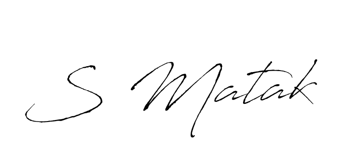 if you are searching for the best signature style for your name S Matak. so please give up your signature search. here we have designed multiple signature styles  using Antro_Vectra. S Matak signature style 6 images and pictures png