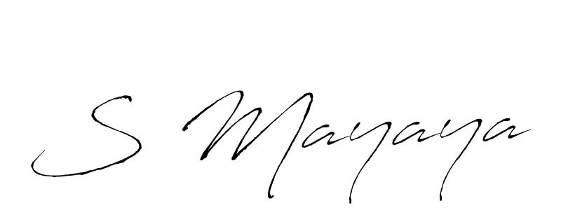 Also we have S Mayaya name is the best signature style. Create professional handwritten signature collection using Antro_Vectra autograph style. S Mayaya signature style 6 images and pictures png