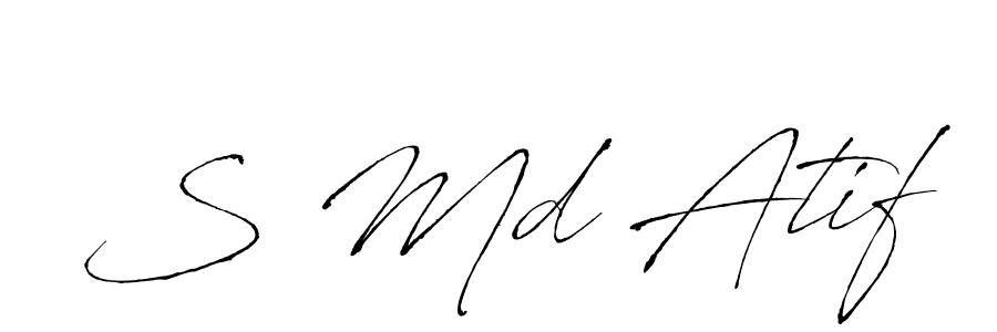 Once you've used our free online signature maker to create your best signature Antro_Vectra style, it's time to enjoy all of the benefits that S Md Atif name signing documents. S Md Atif signature style 6 images and pictures png