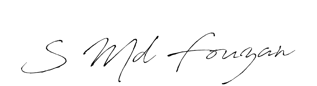 This is the best signature style for the S Md Fouzan name. Also you like these signature font (Antro_Vectra). Mix name signature. S Md Fouzan signature style 6 images and pictures png