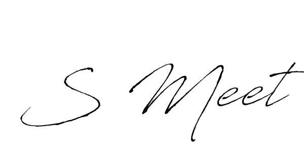 This is the best signature style for the S Meet name. Also you like these signature font (Antro_Vectra). Mix name signature. S Meet signature style 6 images and pictures png