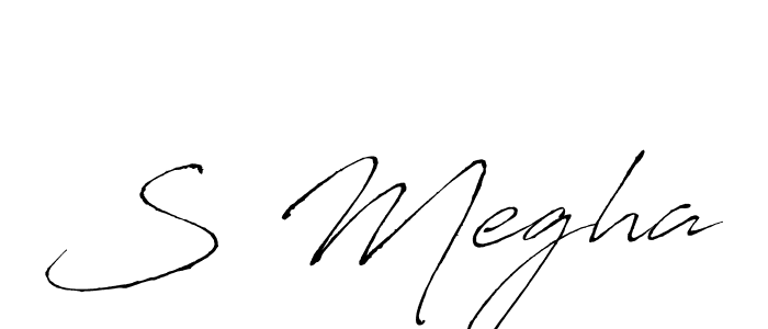 Similarly Antro_Vectra is the best handwritten signature design. Signature creator online .You can use it as an online autograph creator for name S Megha. S Megha signature style 6 images and pictures png