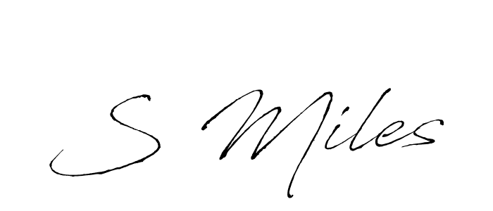 It looks lik you need a new signature style for name S Miles. Design unique handwritten (Antro_Vectra) signature with our free signature maker in just a few clicks. S Miles signature style 6 images and pictures png