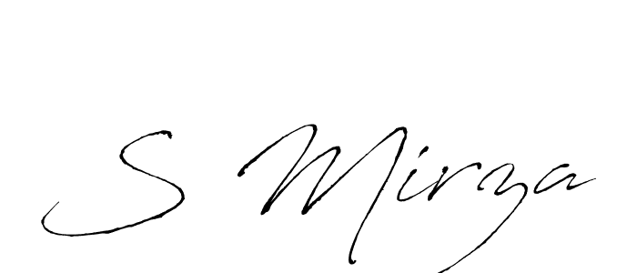 It looks lik you need a new signature style for name S Mirza. Design unique handwritten (Antro_Vectra) signature with our free signature maker in just a few clicks. S Mirza signature style 6 images and pictures png