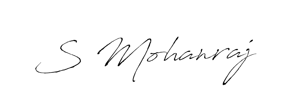S Mohanraj stylish signature style. Best Handwritten Sign (Antro_Vectra) for my name. Handwritten Signature Collection Ideas for my name S Mohanraj. S Mohanraj signature style 6 images and pictures png