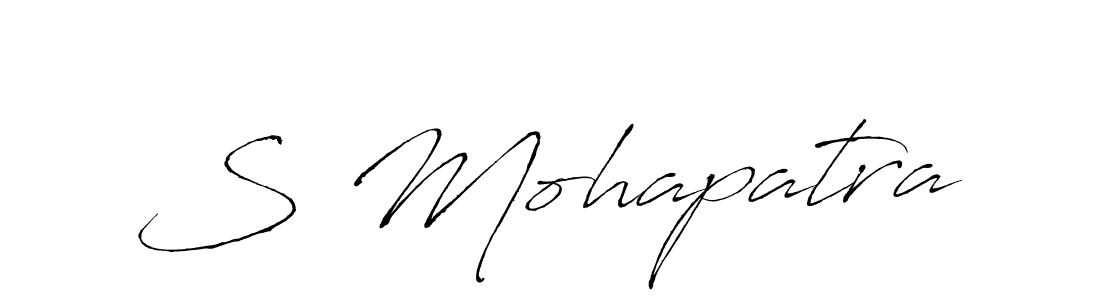 Antro_Vectra is a professional signature style that is perfect for those who want to add a touch of class to their signature. It is also a great choice for those who want to make their signature more unique. Get S Mohapatra name to fancy signature for free. S Mohapatra signature style 6 images and pictures png