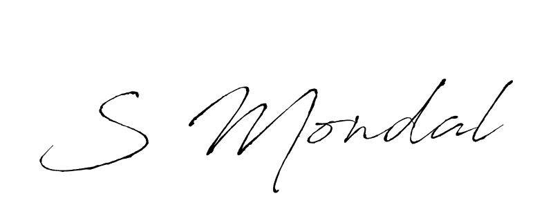 S Mondal stylish signature style. Best Handwritten Sign (Antro_Vectra) for my name. Handwritten Signature Collection Ideas for my name S Mondal. S Mondal signature style 6 images and pictures png