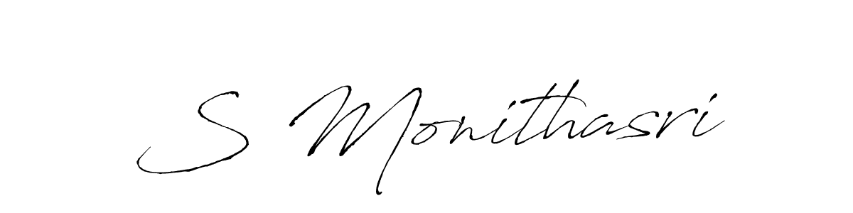 How to Draw S Monithasri signature style? Antro_Vectra is a latest design signature styles for name S Monithasri. S Monithasri signature style 6 images and pictures png