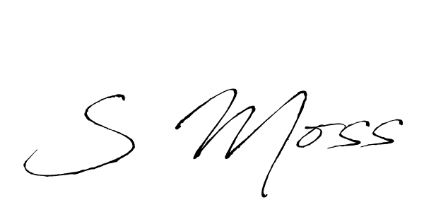 Use a signature maker to create a handwritten signature online. With this signature software, you can design (Antro_Vectra) your own signature for name S Moss. S Moss signature style 6 images and pictures png