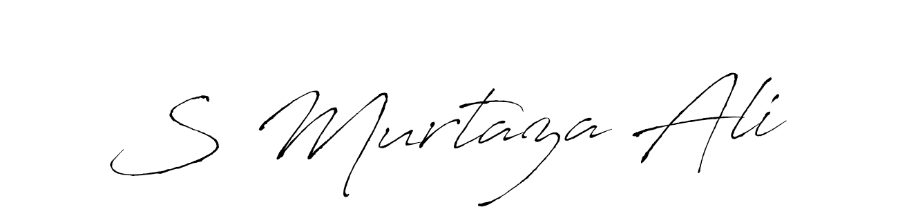 S Murtaza Ali stylish signature style. Best Handwritten Sign (Antro_Vectra) for my name. Handwritten Signature Collection Ideas for my name S Murtaza Ali. S Murtaza Ali signature style 6 images and pictures png