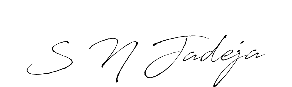 Here are the top 10 professional signature styles for the name S N Jadeja. These are the best autograph styles you can use for your name. S N Jadeja signature style 6 images and pictures png