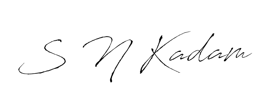 This is the best signature style for the S N Kadam name. Also you like these signature font (Antro_Vectra). Mix name signature. S N Kadam signature style 6 images and pictures png