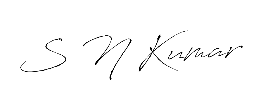 Use a signature maker to create a handwritten signature online. With this signature software, you can design (Antro_Vectra) your own signature for name S N Kumar. S N Kumar signature style 6 images and pictures png