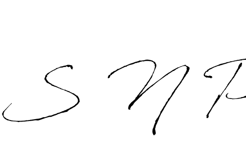 You should practise on your own different ways (Antro_Vectra) to write your name (S N P) in signature. don't let someone else do it for you. S N P signature style 6 images and pictures png