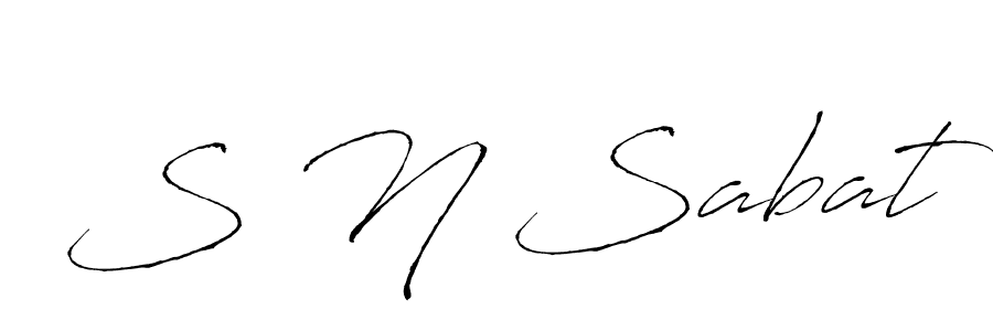 How to Draw S N Sabat signature style? Antro_Vectra is a latest design signature styles for name S N Sabat. S N Sabat signature style 6 images and pictures png