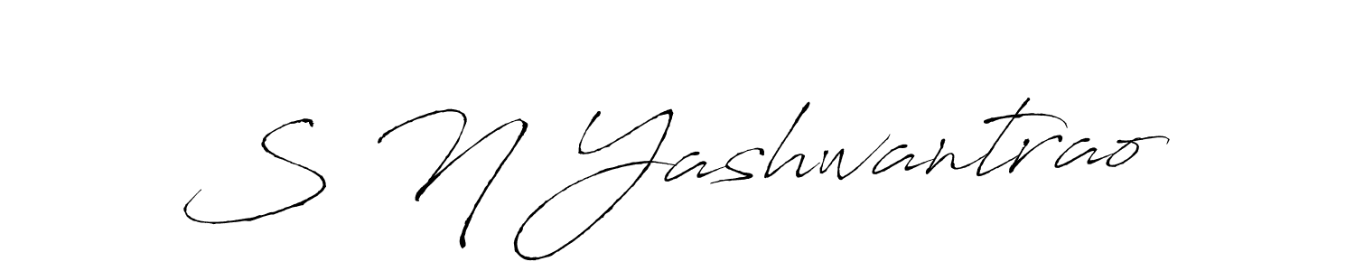 It looks lik you need a new signature style for name S N Yashwantrao. Design unique handwritten (Antro_Vectra) signature with our free signature maker in just a few clicks. S N Yashwantrao signature style 6 images and pictures png