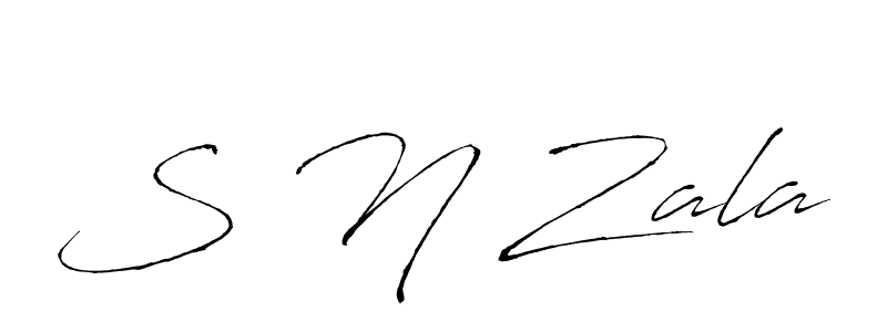 This is the best signature style for the S N Zala name. Also you like these signature font (Antro_Vectra). Mix name signature. S N Zala signature style 6 images and pictures png