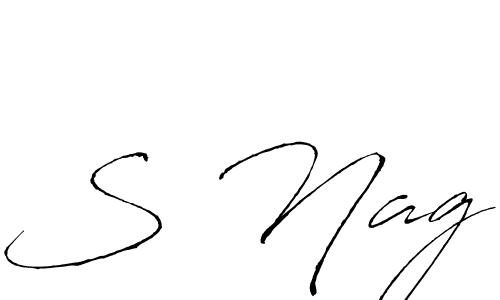 Similarly Antro_Vectra is the best handwritten signature design. Signature creator online .You can use it as an online autograph creator for name S Nag. S Nag signature style 6 images and pictures png