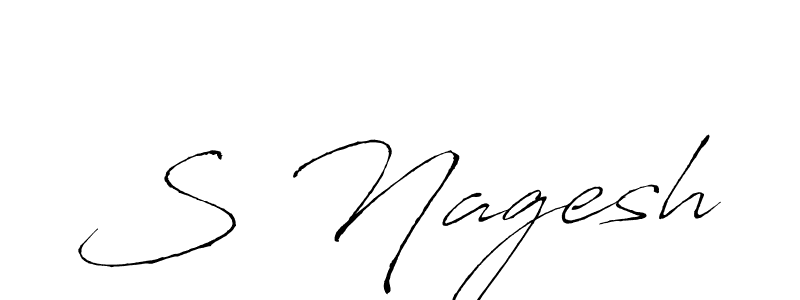 Also we have S Nagesh name is the best signature style. Create professional handwritten signature collection using Antro_Vectra autograph style. S Nagesh signature style 6 images and pictures png