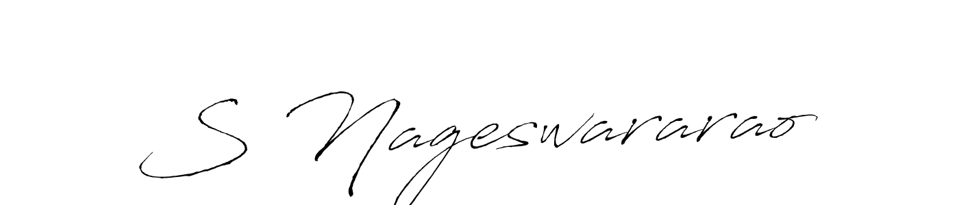 if you are searching for the best signature style for your name S Nageswararao. so please give up your signature search. here we have designed multiple signature styles  using Antro_Vectra. S Nageswararao signature style 6 images and pictures png