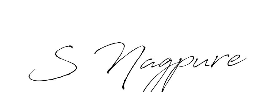 You can use this online signature creator to create a handwritten signature for the name S Nagpure. This is the best online autograph maker. S Nagpure signature style 6 images and pictures png