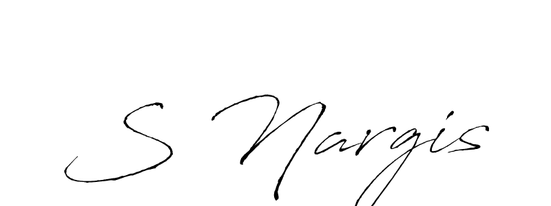 Also You can easily find your signature by using the search form. We will create S Nargis name handwritten signature images for you free of cost using Antro_Vectra sign style. S Nargis signature style 6 images and pictures png