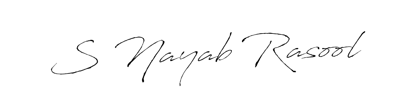 Here are the top 10 professional signature styles for the name S Nayab Rasool. These are the best autograph styles you can use for your name. S Nayab Rasool signature style 6 images and pictures png