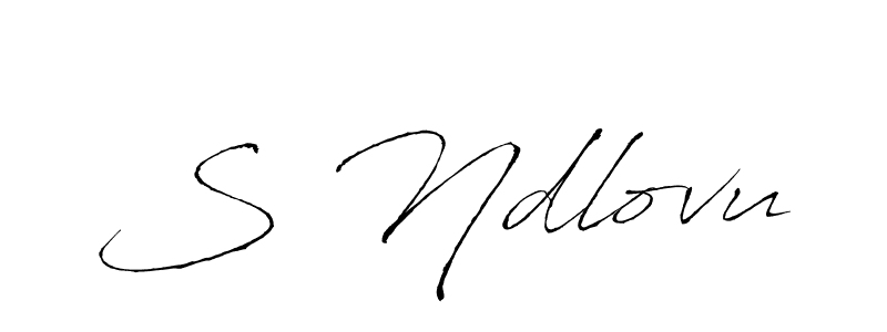 How to make S Ndlovu signature? Antro_Vectra is a professional autograph style. Create handwritten signature for S Ndlovu name. S Ndlovu signature style 6 images and pictures png